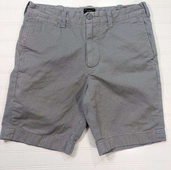 J. Crew Gray Stanton Khaki Shorts - Picture 1 of 4